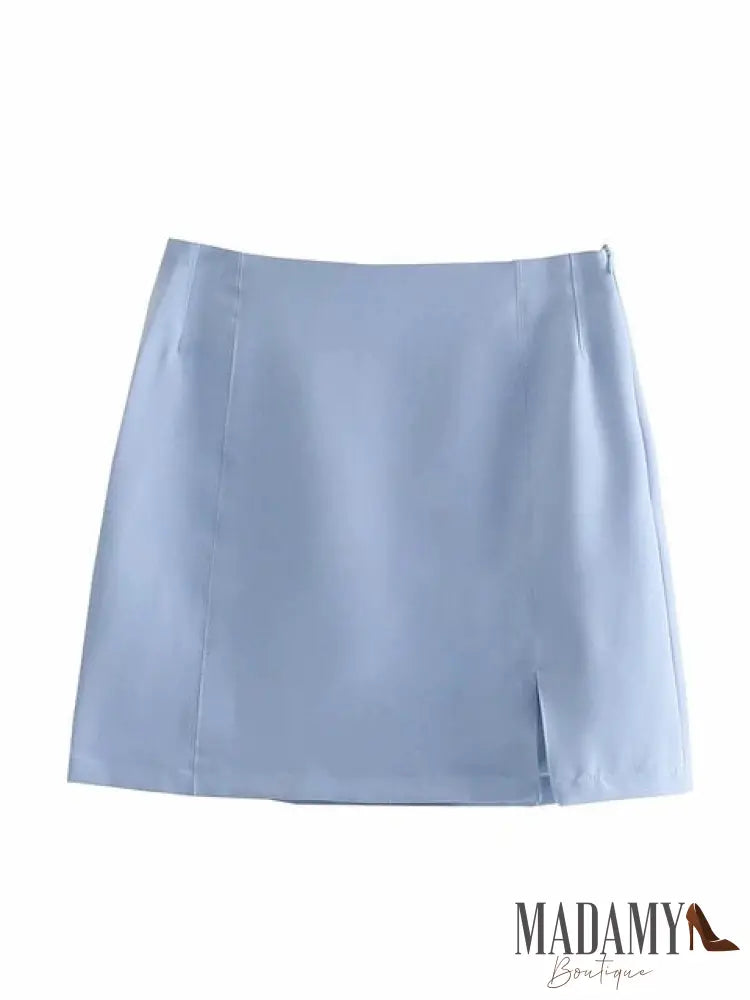 Conjunto Madamy Vicky - Produtos Vendidos Separadamente Azul / Saia P