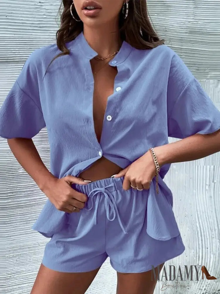 Conjunto Madamy Yas Azul / P