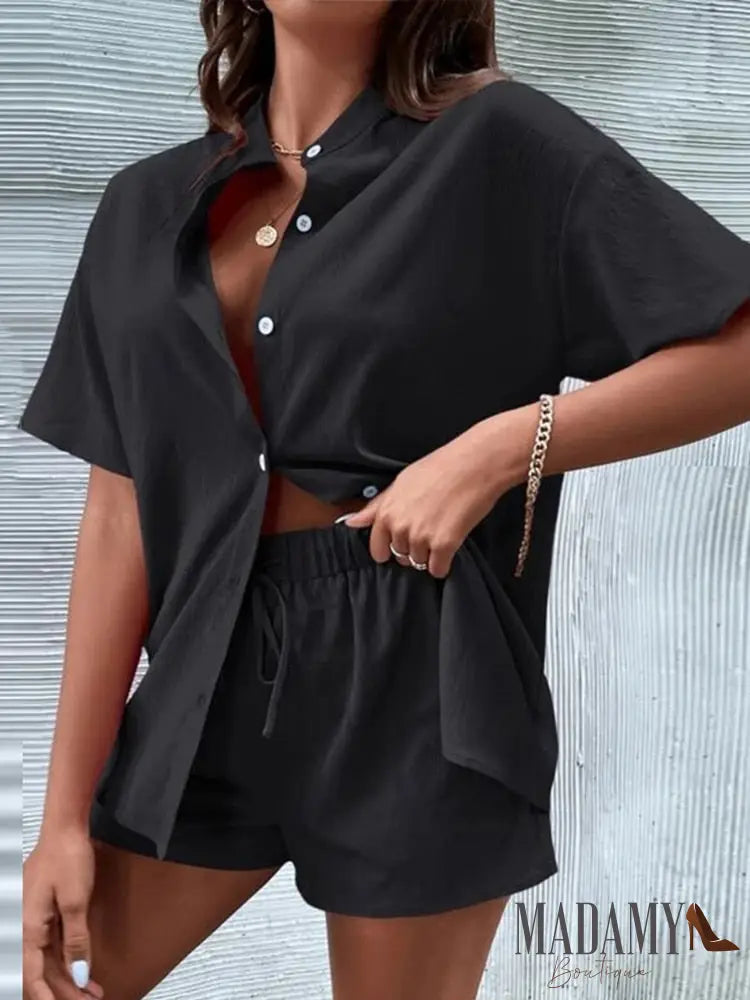Conjunto Madamy Yas Preto / P