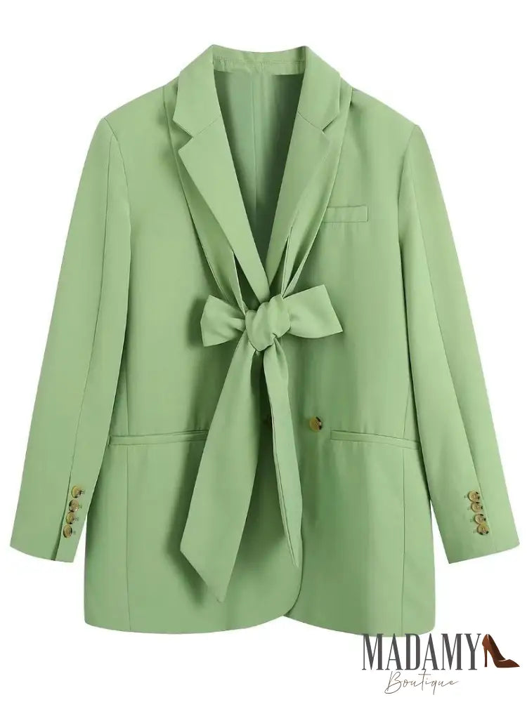 Conjunto Madamy Zaren Verde / Blazer Pp