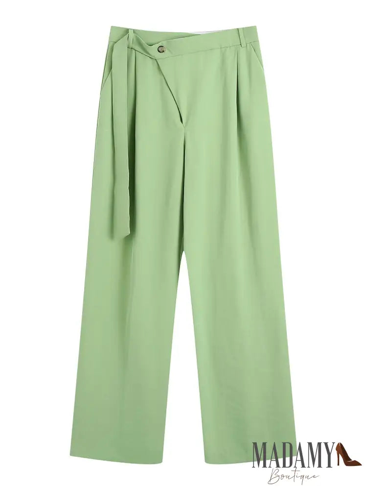 Conjunto Madamy Zaren Verde / Calça Pp