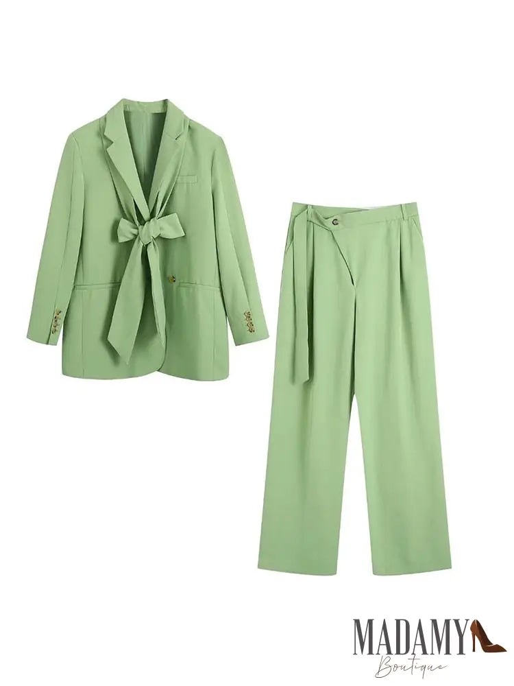 Conjunto Madamy Zaren Verde / Pp