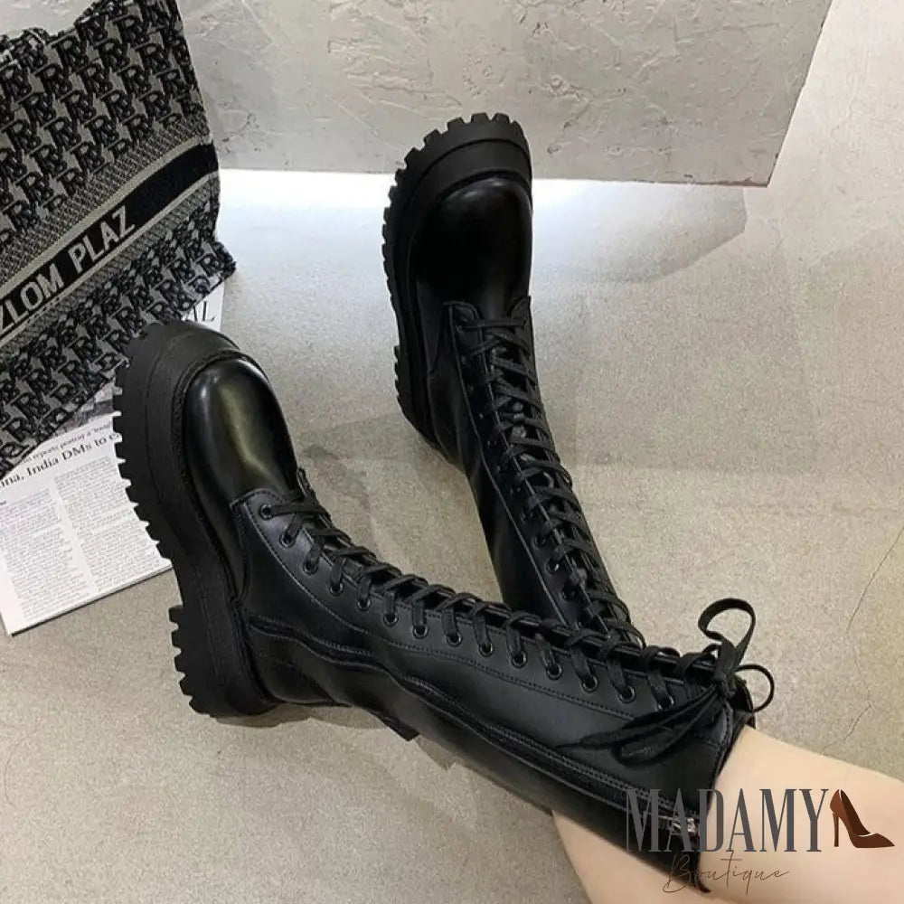 Coturno Cano Alto Barcelona Bota