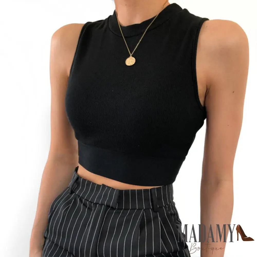 Cropped Basic Preto / P
