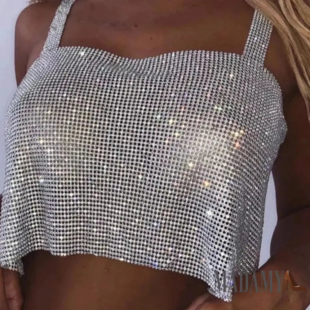 Cropped Madamy Hematita Prata / Pp