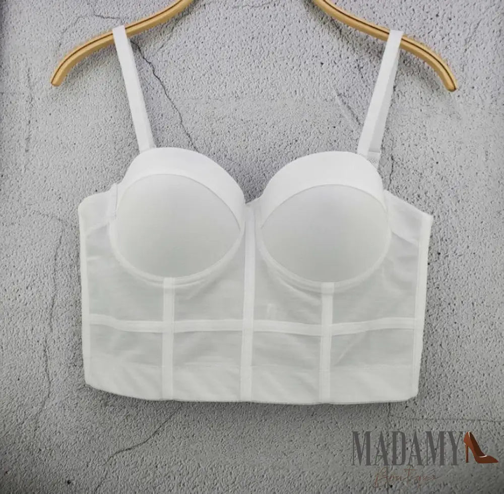 Cropped Meia Taça Branco / P