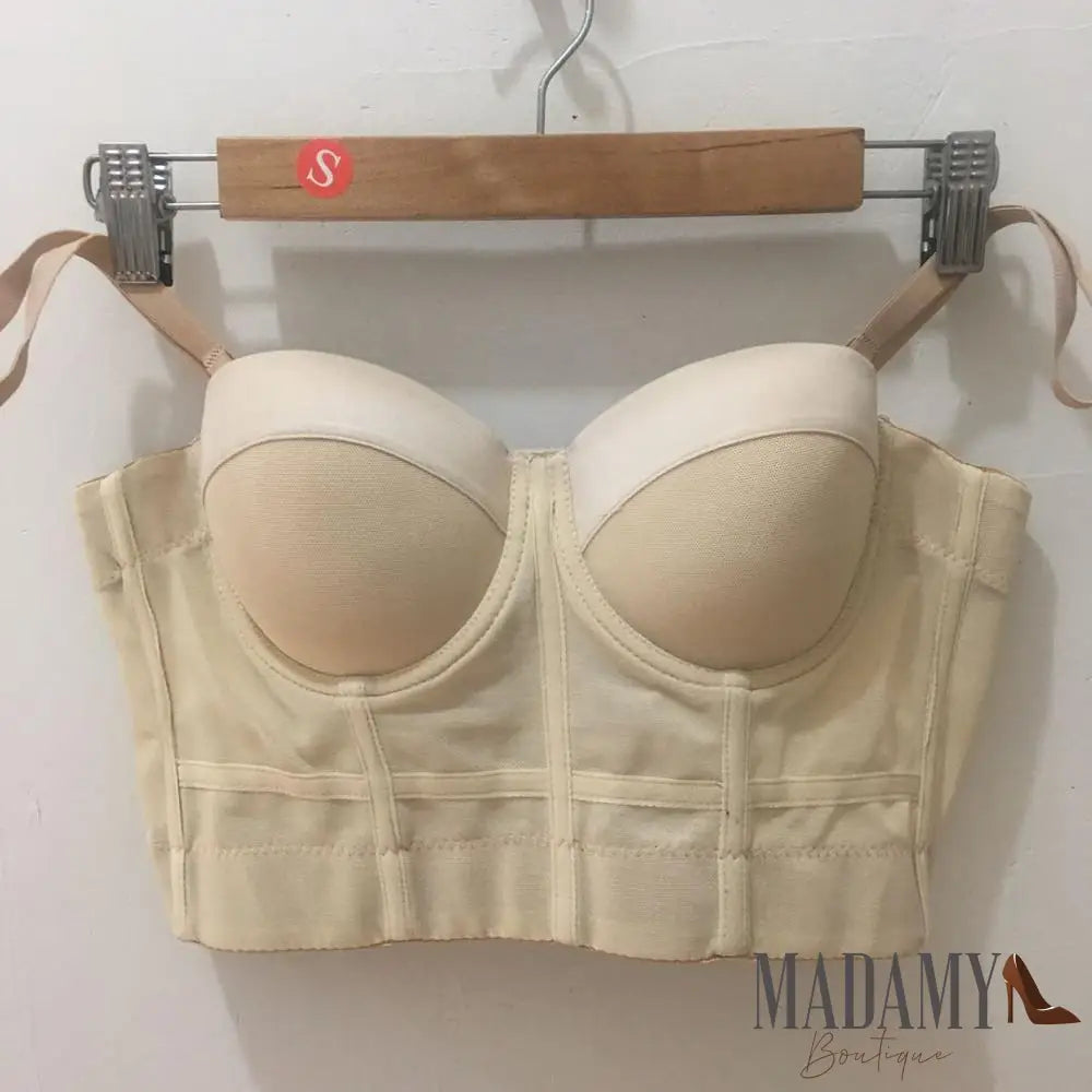 Cropped Meia Taça Nude / P