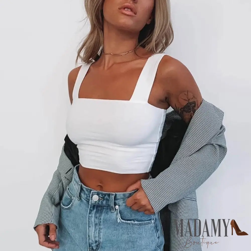 Cropped Reto Branco / Pp