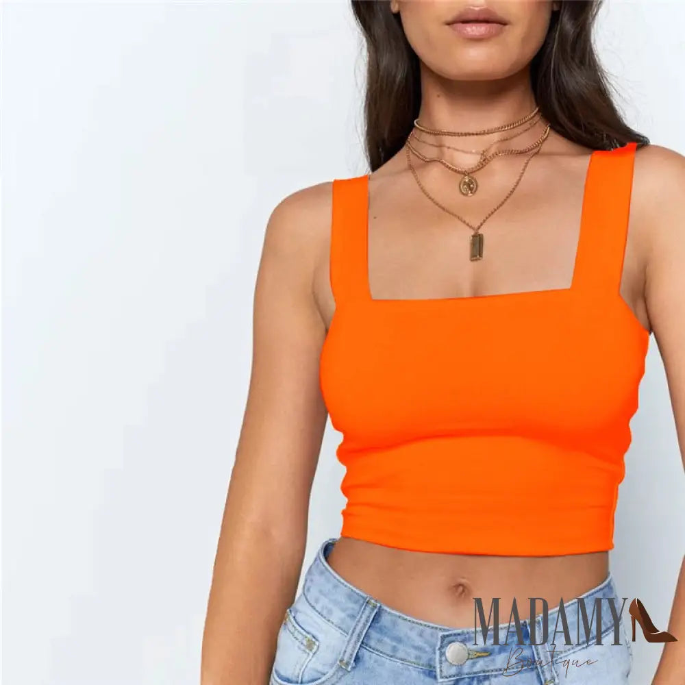 Cropped Reto Laranja / Pp