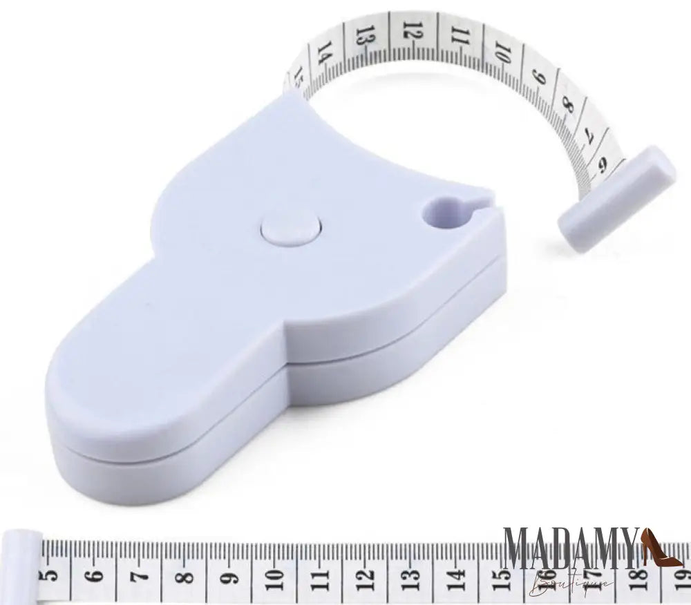 Fita Métrica Corporal Automática Branca