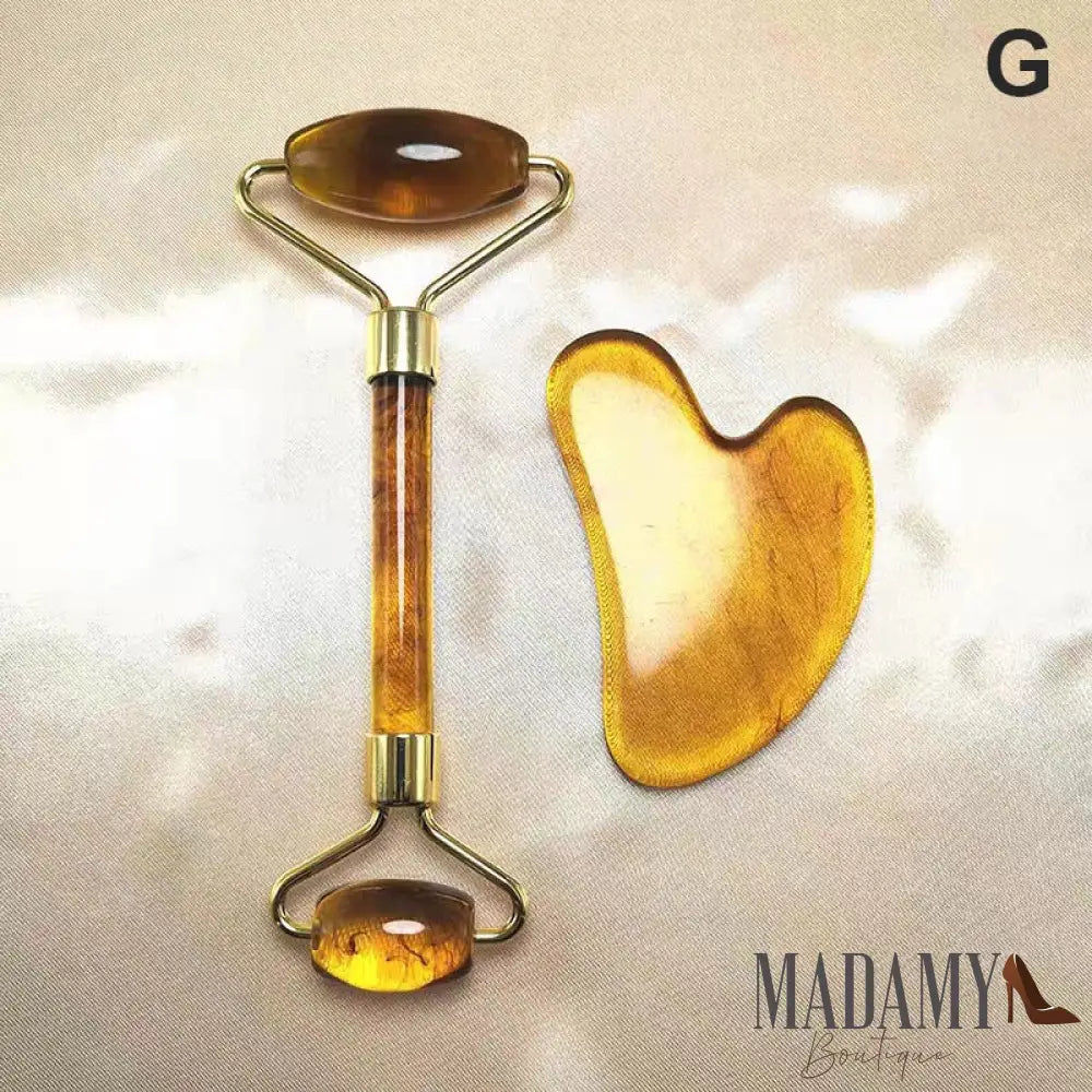 Gua Sha Massageador Facial Ambar