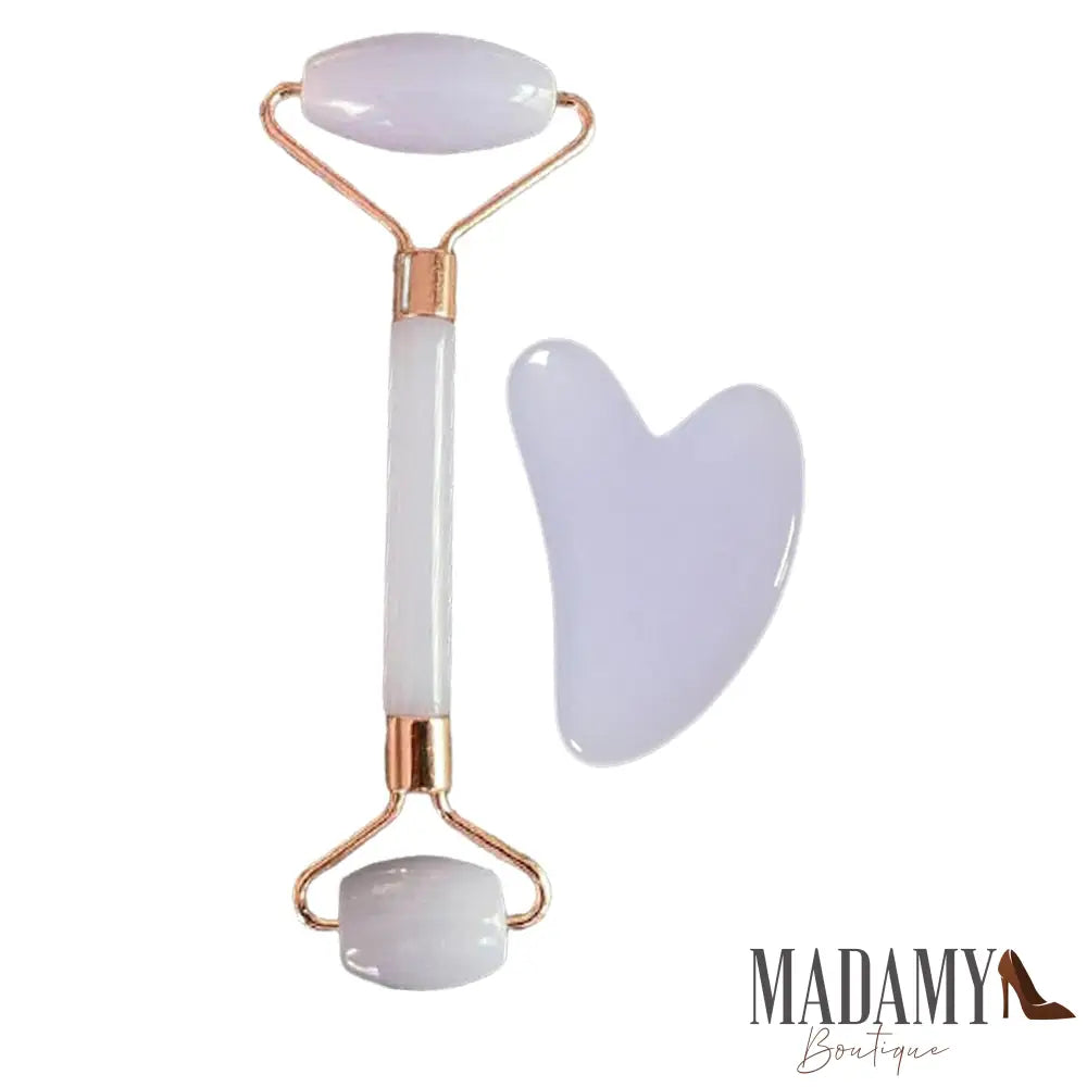 Gua Sha Massageador Facial Roxo Claro