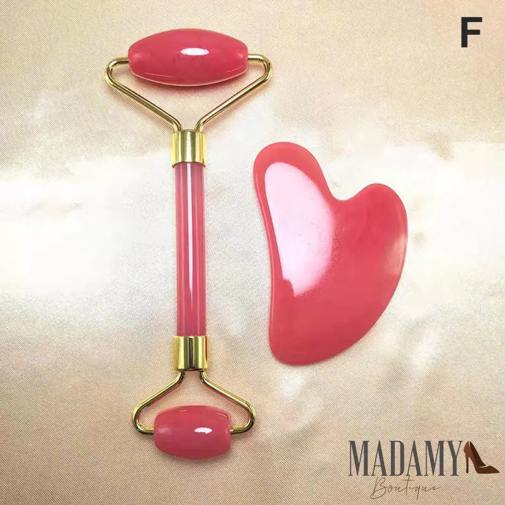 Gua Sha Massageador Facial Vermelho