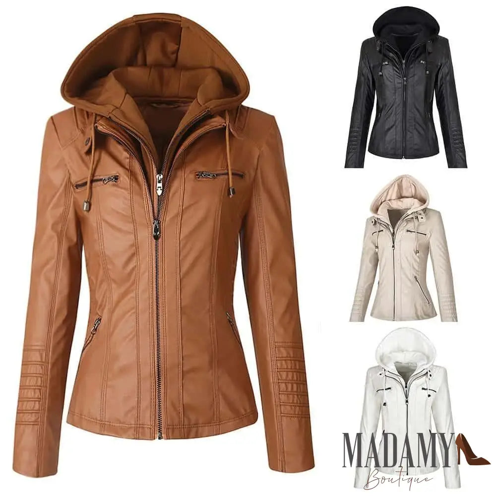 Jaqueta De Couro Hot Holiday Jaqueta