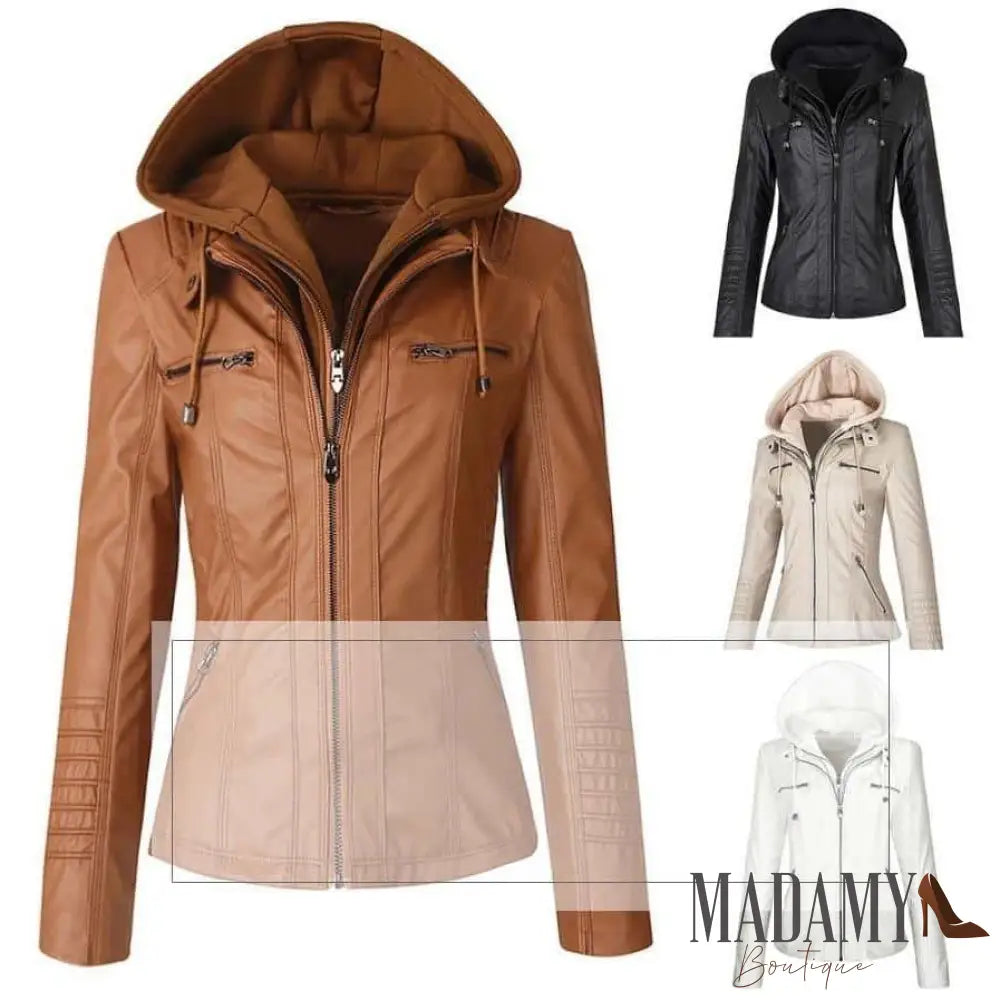Jaqueta De Couro Hot Holiday Jaqueta