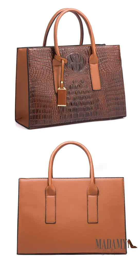 TRAVEASY 2024 New Crocodile Pattern Handbag Women PU Leather Vintage Style Shoulder Bag Large Capacity Laides Hand Bags