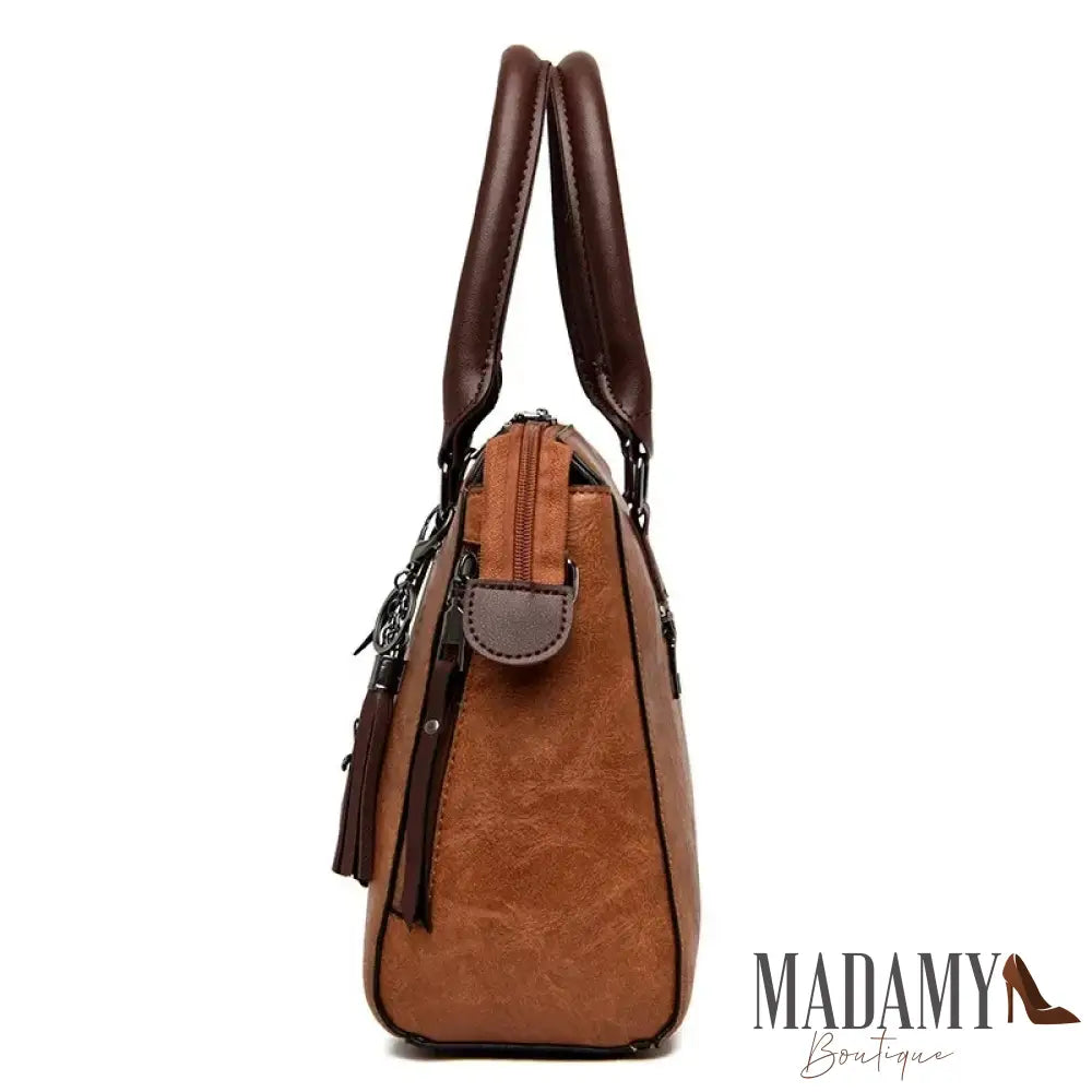Female Composite Shoulder Bags 4 Pieces/set Luxury Handbags Women Vintage PU Leather Bags Tassel Designer Messenger Bags