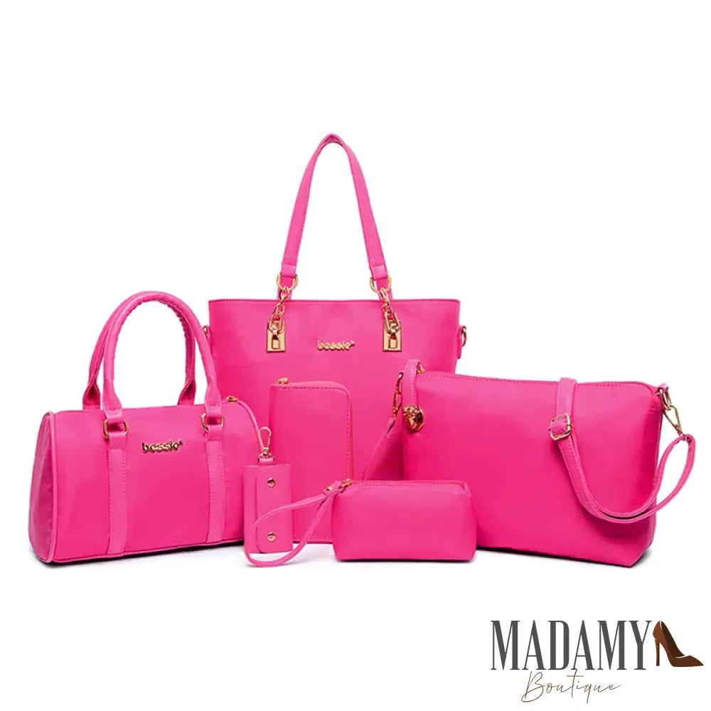 6PCS/SET Women Handbags Shoulder Crossbody Bag Purse Wallet Women Envelope Messenger Bags Female Composite Bag Fashion