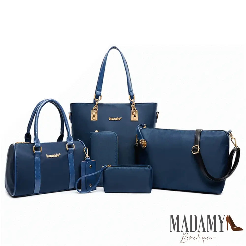 6PCS/SET Women Handbags Shoulder Crossbody Bag Purse Wallet Women Envelope Messenger Bags Female Composite Bag Fashion