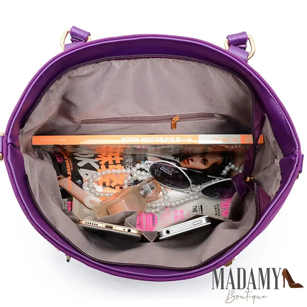 6PCS/SET Women Handbags Shoulder Crossbody Bag Purse Wallet Women Envelope Messenger Bags Female Composite Bag Fashion