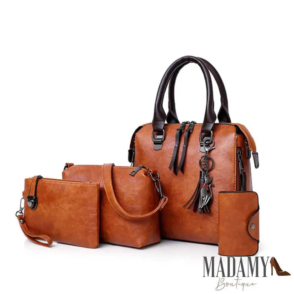 6PCS/SET Women Handbags Shoulder Crossbody Bag Purse Wallet Women Envelope Messenger Bags Female Composite Bag Fashion