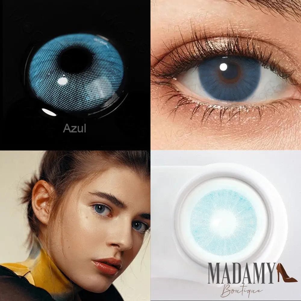 Lentes Natural Colors Magister Azul 14.0Mm