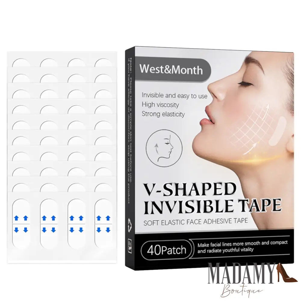 Lift Tape - Adesivo Esticador Invisível 40Pcs Com Caixa