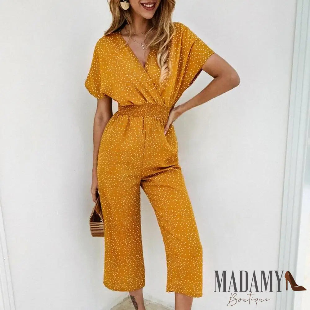 Macacão Tally - LUV Mulher - LF086 - Macacão Tally - Amarelo - P -