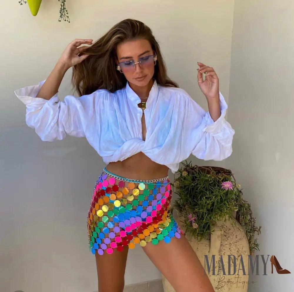 Saia Madamy Royalle Colorido