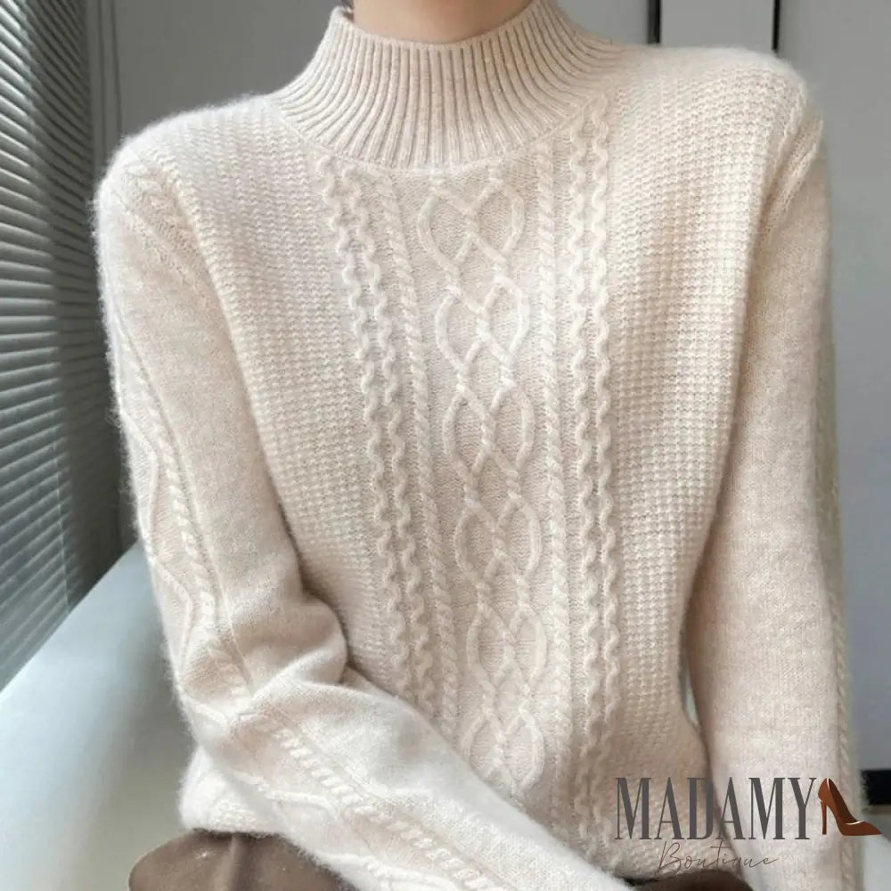 Suéter Madamy De Cashmere Off White / Pp