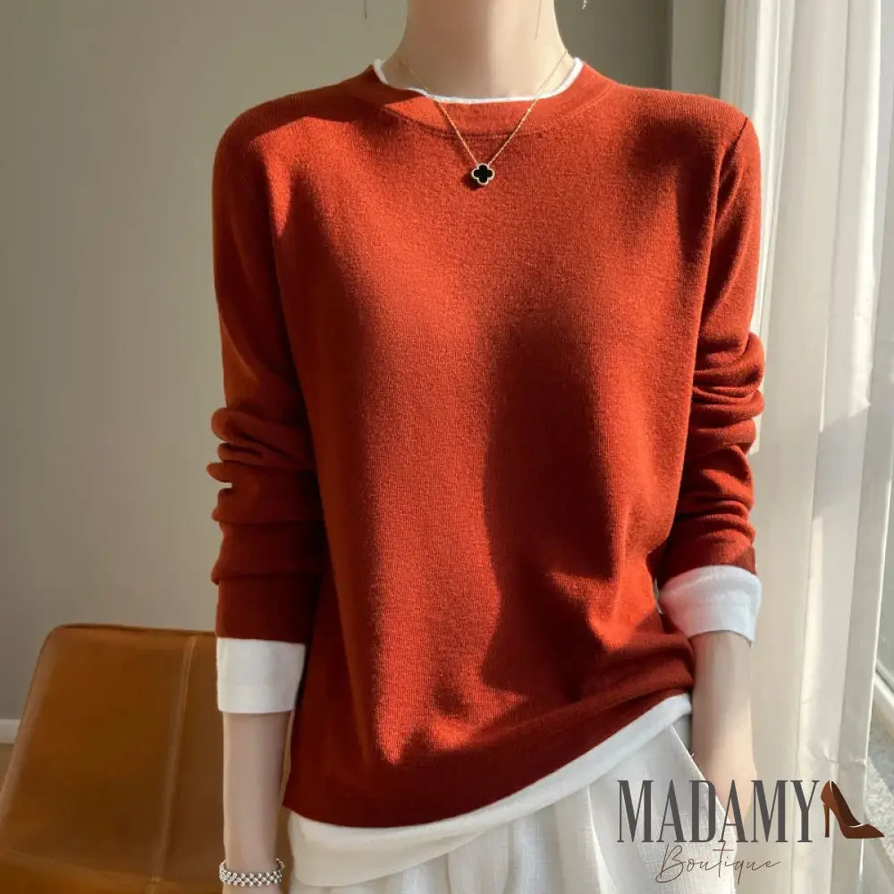 Suéter Madamy De Lã Basic