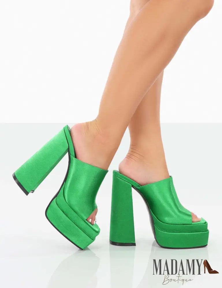 Tamanco Madamy Kendel Verde / 33