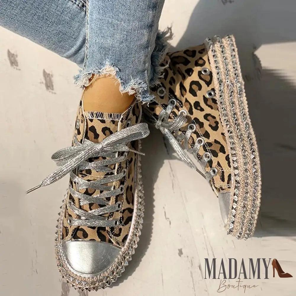 Tênis Madamy Leopard Tenis
