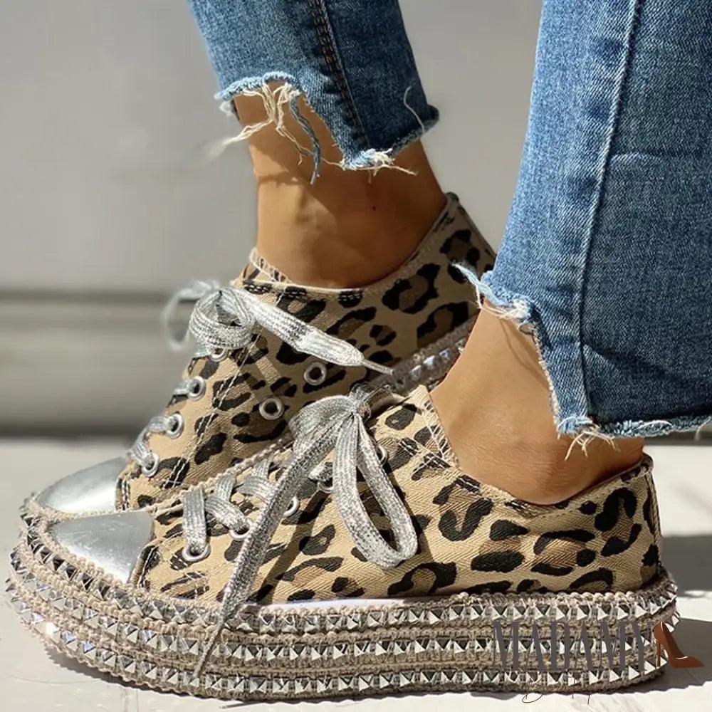 Tênis Madamy Leopard Cano Baixo / 33 Tenis