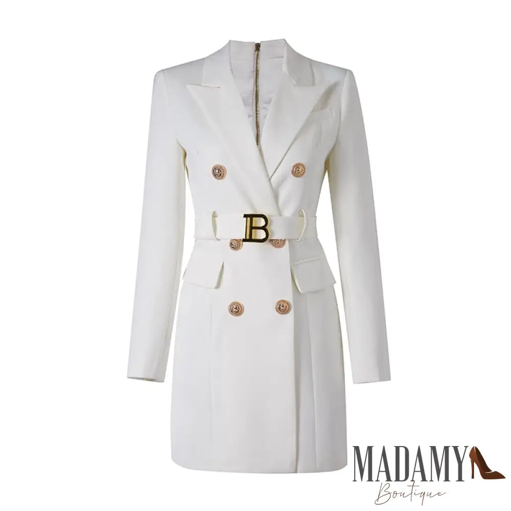 Vestido Blazer Madamy Liverpool White / S