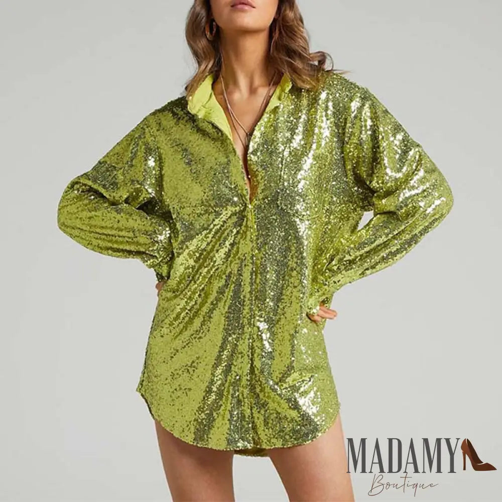 Vestido Madamy Chemise Verde / P