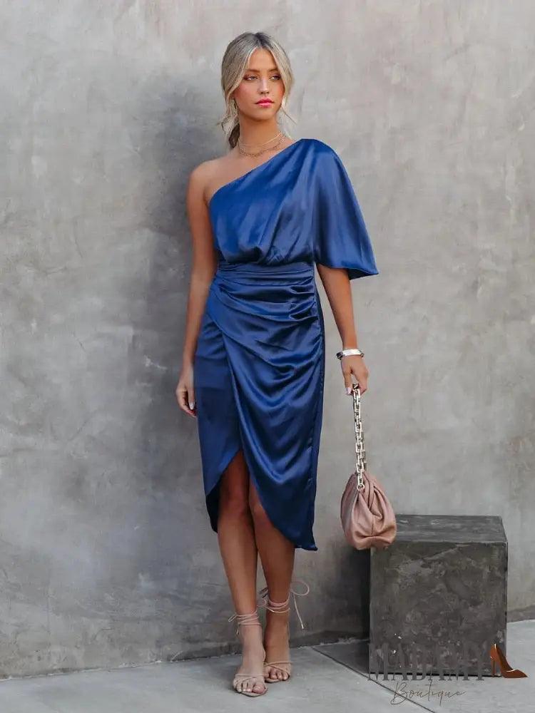 Vestido Madamy Ônix Azul / P